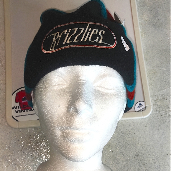 From 1997! Vancouver Grizzlies NBA beanie SKULLCAP - Picture 10 of 11